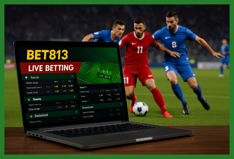 Aposte em apostas esportivas no cassino online BET813
